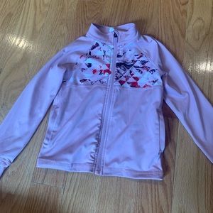 Little Girl Active Wear Pink Throwover